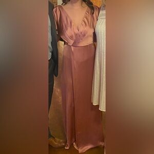 Jenny Yoo Raya Bridesmaid Dress Wild Rose, Size 6